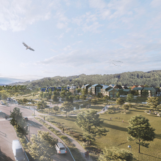 Visualisering af Nordholmen (Lytt Architecture)