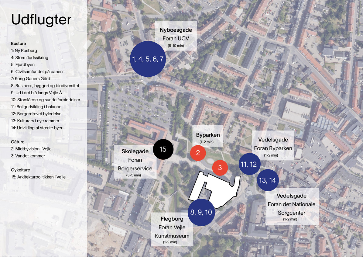 Kort over opsamlingssteder 